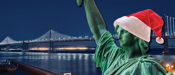 Image - Statue of Liberty with Santa Hat